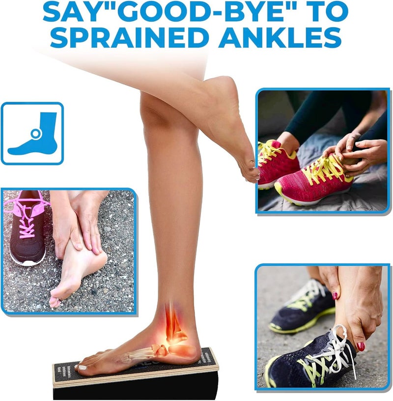 ARCHAEUS Athletic Balance Boards,Slant Board,Wobble Board,Balance Wedge for Condition Your Body and Prevent Injury - Image 3
